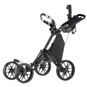 CaddyTek CaddyCruiser ONE Pro 4-Wheel Golf Buggy - Black