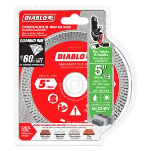 Diablo Diamond Disc  5" Diamond Continuous Rim Cut Off