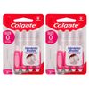 2x 8PK Colgate Interdental Brush - Size 0