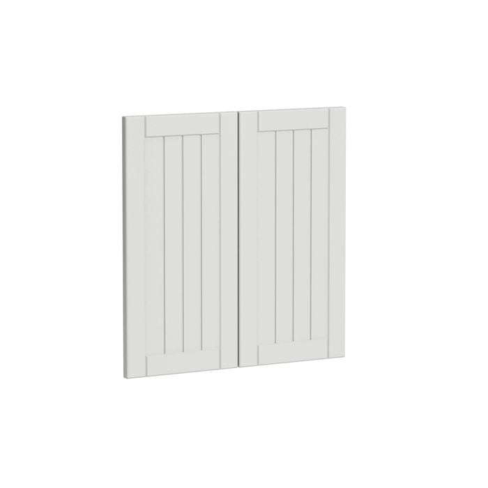 Kaboodle 600mm Sesame Salt Country Rangehood Doors - 2 Pack