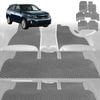 6D Diamond Car Floor Mats for Kia Sorento 2009-2015-Ultimate Set-Grey-Outback GT