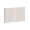 Kaboodle 900mm Cremasala V-Groove Medium Rangehood Doors - 2 Pack