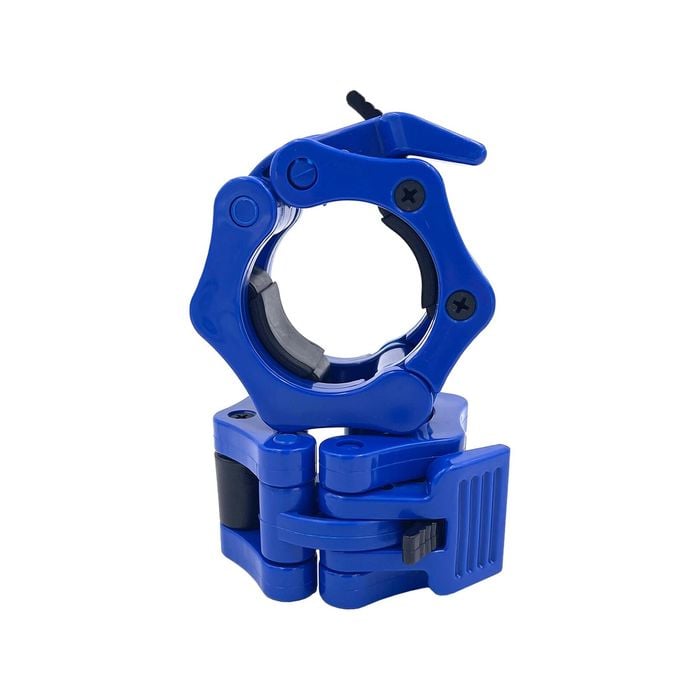 Blue Olympic Nylon Lock Collars - Pair
