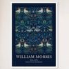 Galrie William Morris Birds Print Exquisite Cotton Exhibition Artwork (1878) Home Decor, White Frame, 70 x 100cm (28 x 40inch)