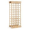 Costway 40 Bottle Wine Rack Wine Bottle Holder Display Shelves Natural