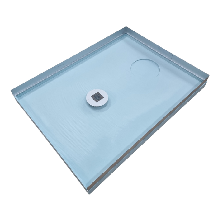 Wet Area Solutions 900 x 1100mm Rear Outlet Shower Tile Over Tray