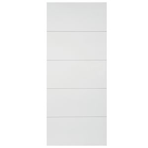 Hume 2340 x 870 x 35 Wardrobe Door Primed MDF Linear Smartrobe HLR230