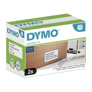 Dymo S0947420 Labelwriter Labels 102mm X 59mm White - Pack Of 2 Rolls