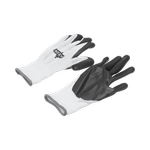 Saxon Large Nitrile Dipped Garden Gloves - 6 Pack