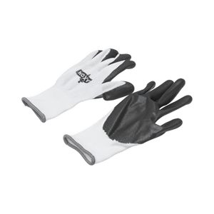 Saxon Large Nitrile Dipped Garden Gloves - 6 Pack