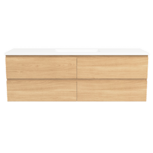 New England Joinery 1500mm Dignate Regal Top Wall Hung Vanity