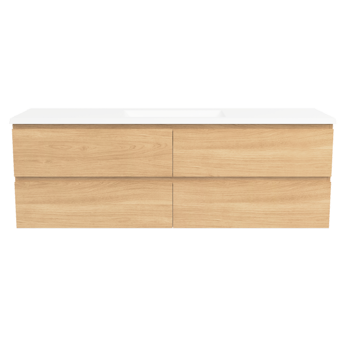 New England Joinery 1500mm Dignate Regal Top Wall Hung Vanity