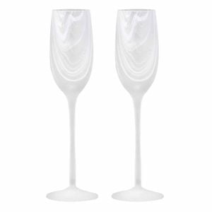 Tempa Skylar Set of 2 Champagne Glasses - Frost