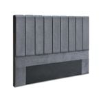 Artiss Bed Head Headboard King Velvet - VELA Grey