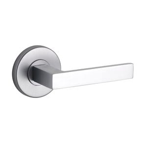 Lane Brushed Satin Chrome Cambridge Round Dummy Lever Set