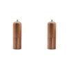 2PK Essen Acacia Wood Spice Grinder 6x18 Pepper Mill Durable Kitchenware Brown