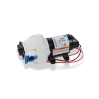CAMPLUX Waterpomp 4,3L/min, 12V Zelfaanzuigende Drukwaterpomp, voor Caravan, Boot, Heet Watersysteem
