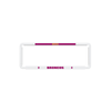 1x Official Nrl Brisbane Broncos Car Number Plate Frame Cover Surround New Logo