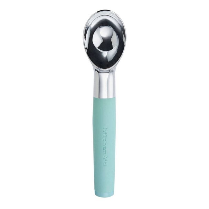 KitchenAid Soft Grip Metal Ice Cream Scoop Serving Utensil Mineral Water