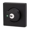 Lockwood Matt Black Double Cylinder Square Deadbolt 