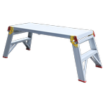 Indalex 0.45 x 1.1m 150kg Industrial Aluminium Tradesman Work Platform