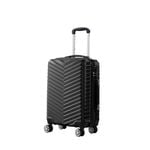 Slimbridge 20" ABS Carry On Luggage Black