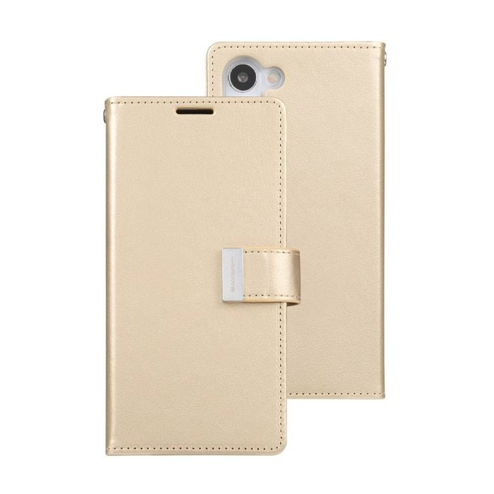 Goospery Rich Diary for Galaxy S23 Ultra - Gold