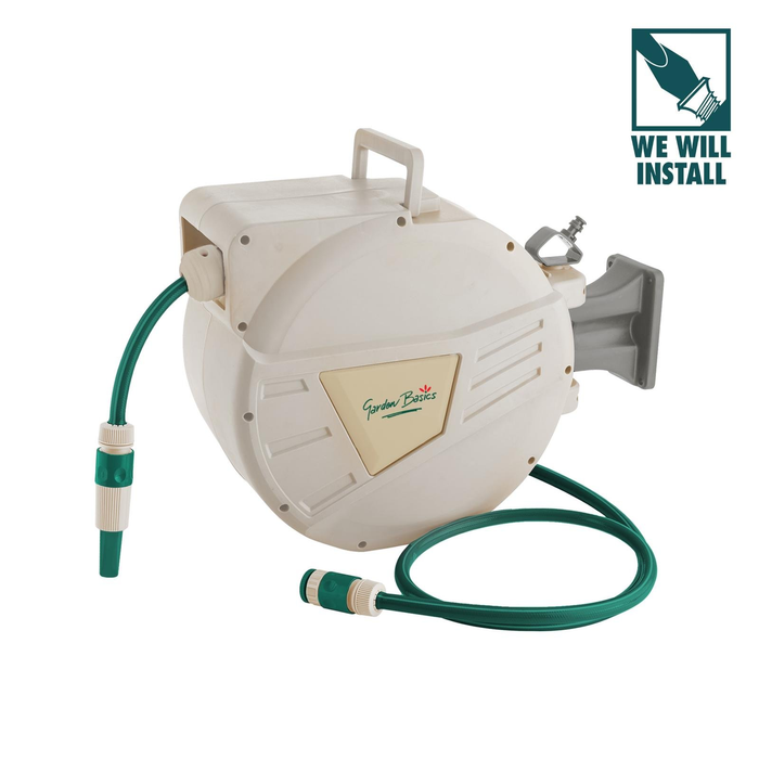 Garden Basics 30m Auto Rewind Hose Reel 