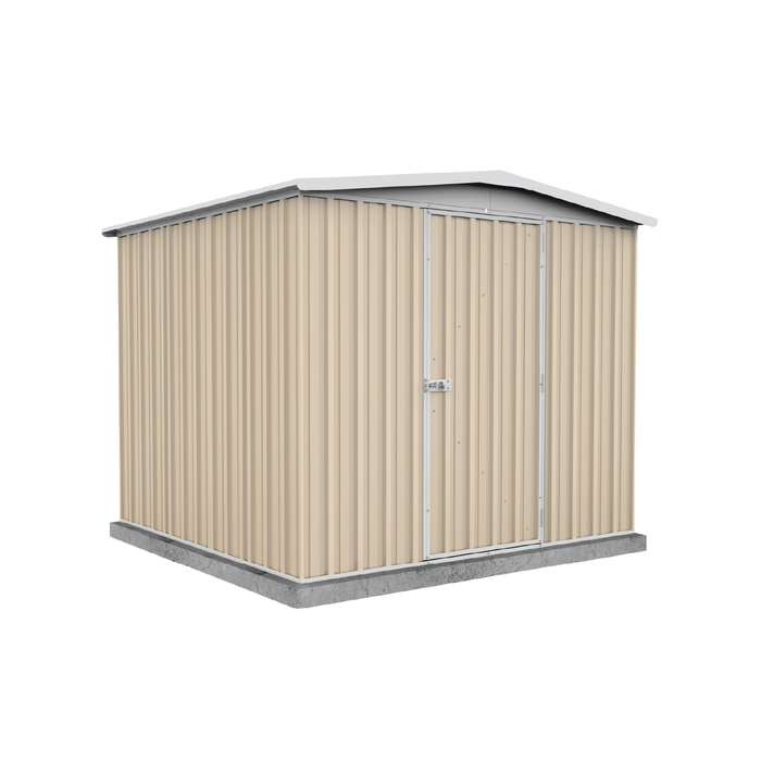 Absco Sheds 2.26 x 2.18 x 2.0m Classic Cream Single Door Regent Garden Shed