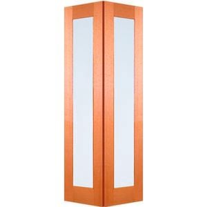 Woodcraft 2040 x 820 x 35mm Internal Bifold Door 1Lite Frosted Safety Glass