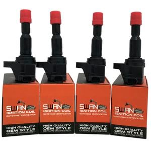 4-Pack SWAN Ignition Coil for Honda Jazz GD (1.5L)