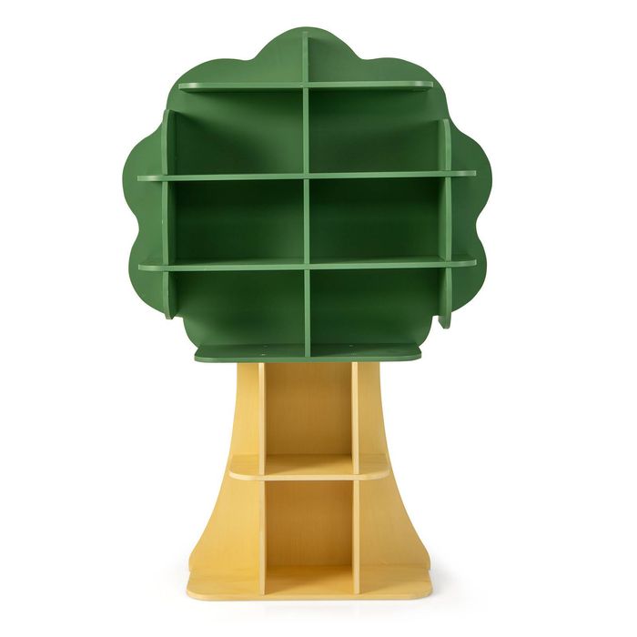Costway 6-Tier Tree-shaped Bookcase Storage Shelves