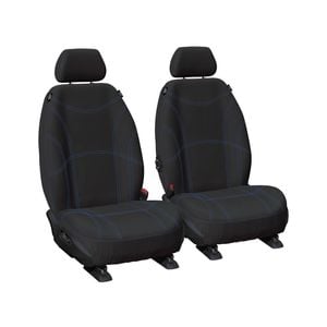 Getaway Neoprene Front Black/BL Seat Covers - BT50 Everest Ranger 2011-2022