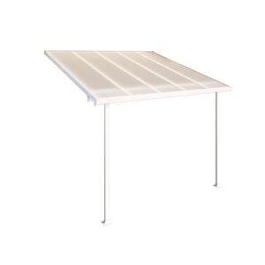 Canopia 3.0 x 3.0 x 3.0m White/ Clear Feria DIY Pergola Kit - 3.0 x 3.0 x 3.0m