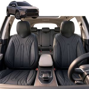 Australian Goose Front Seat Covers for Toyota Corolla Cross 2020 - Current (XG10) - PU Leather, Black (2pc)