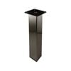 Adoored 40 x 230mm Brushed Nickel Square Furniture Leg