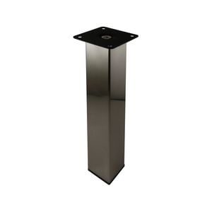 Adoored 40 x 230mm Brushed Nickel Square Furniture Leg
