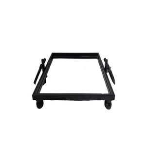 Elegant Collections Black Eliza Square Tray