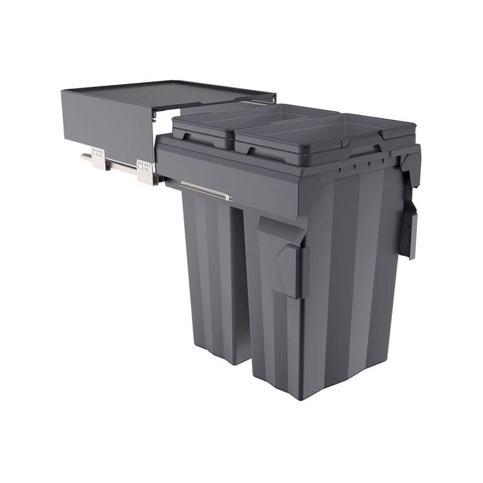 Kaboodle 2 x 38L Side Mount Pullout Bin