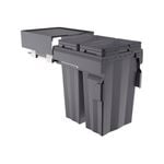 Kaboodle 2 x 38L Side Mount Pullout Bin