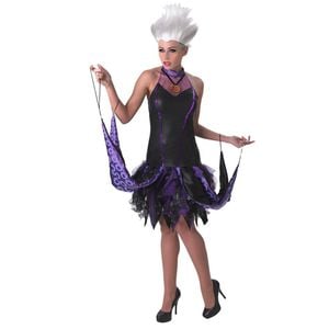 Disney Ursula Deluxe Adult Womens Dress Up Halloween Party Costume Outfit Size S