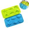 Catzon 2 Pcs Ice Cube Trays Starfish Conch Shell Shape for Freezer Juice