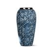 SOGA 35x17cm Floral Ceramic Vase – Blue