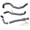 Ignite Exhausts Turbo Back For Nissan Gu Patrol 2.8l Td Wagon 3" Straight Pipe Only Raw Aluminised Steel