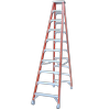 INDALEX 3.0m Industrial Fibreglass 180KG Pro Series Double Sided Step Ladder