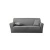 SOGA High Stretch 3-Seater Grey Sofa Slipcover