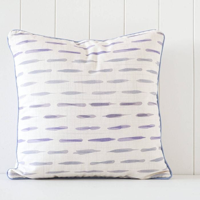 Rayell Indoor Square Cushion Lines Purple 45x45cm