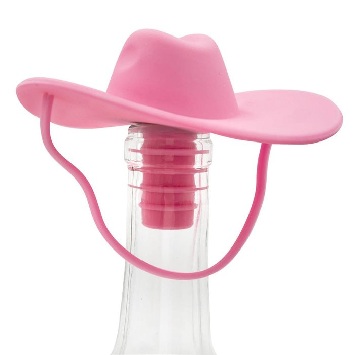 NPW Giddy Up Wine Stopper Pink - 10.1x6.6x10.4cm
