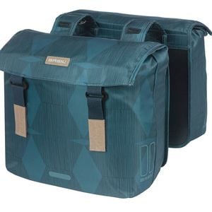 Basil Elegance Double Pannier Bag 40-49l Estate Blue Blue
