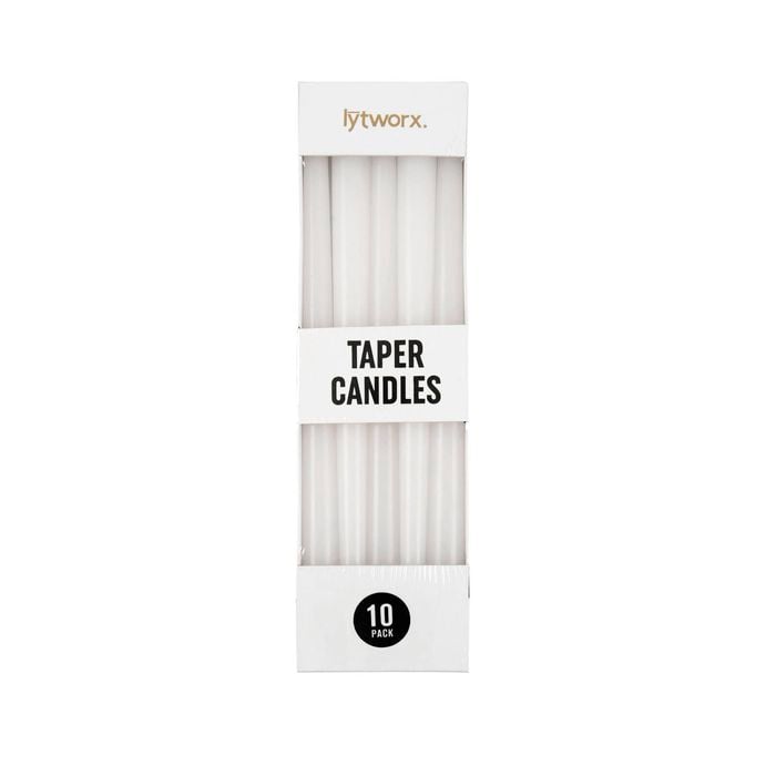 Lytworx Unscented Tape Candles - 10 Pack